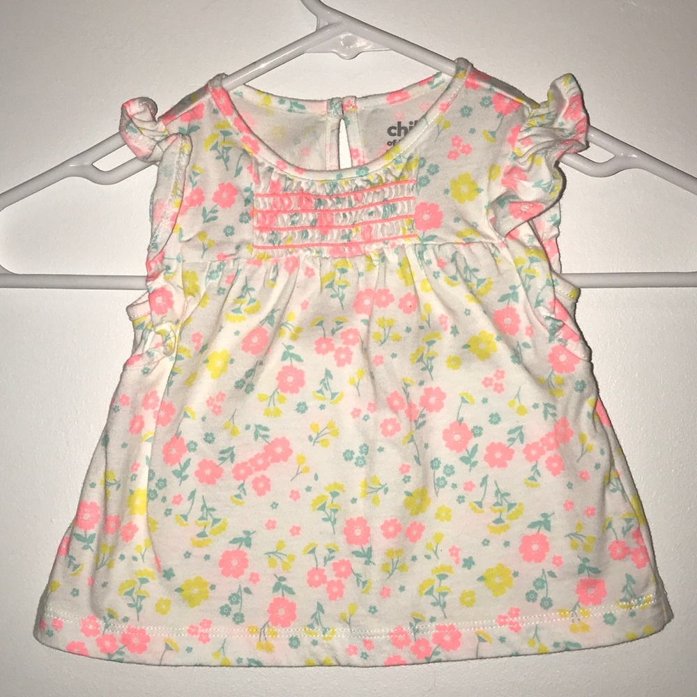 Child of mine tank top and shorts outfit.